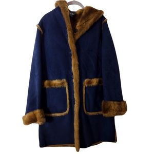 Suede Fur Coat